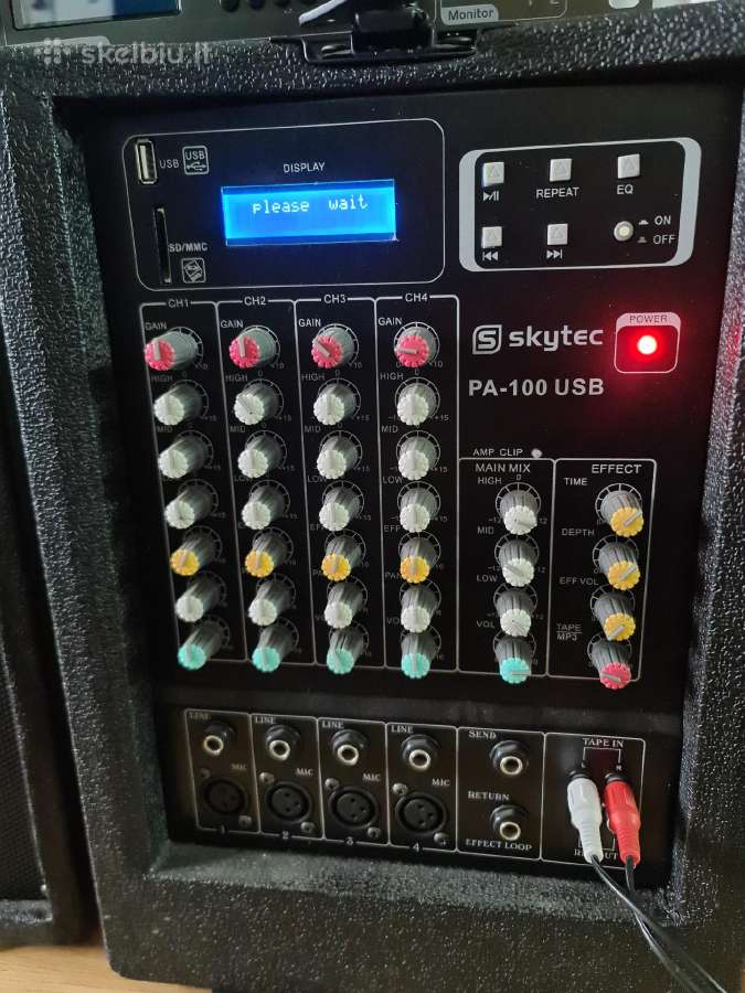 Garso sistema Skytec Pa-100usb - nuotraukos Nr. 5