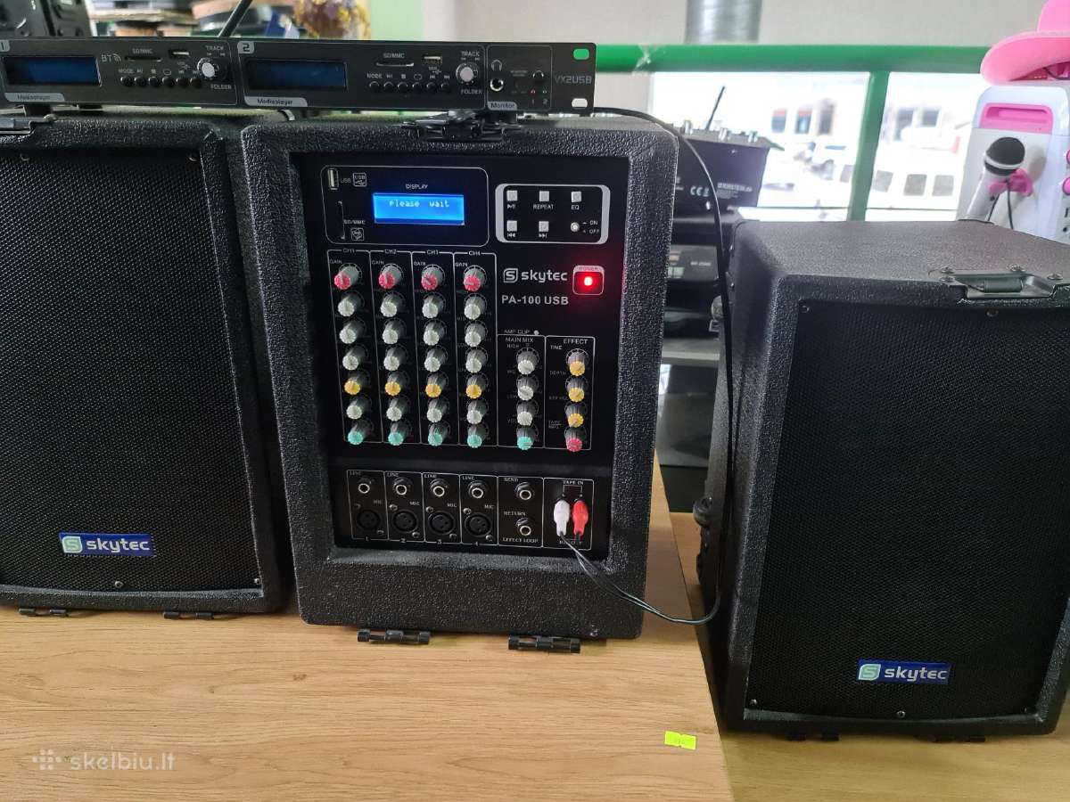 Garso sistema Skytec Pa-100usb - nuotraukos Nr. 3