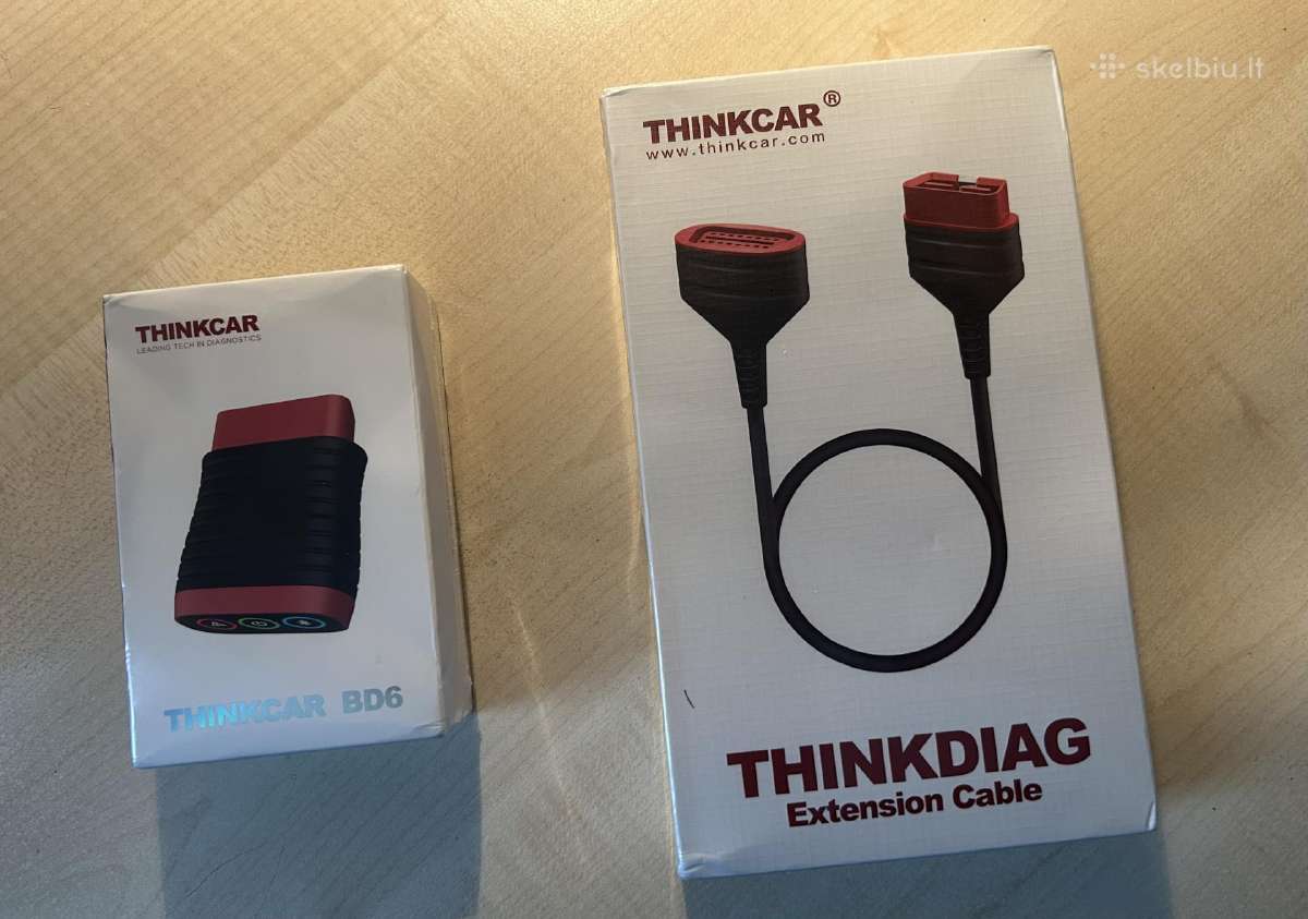Nauja Thinkdiag Obd6+obd kabelis