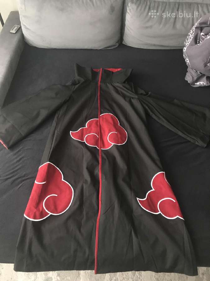 Akatsuki cosplay apsiaustas