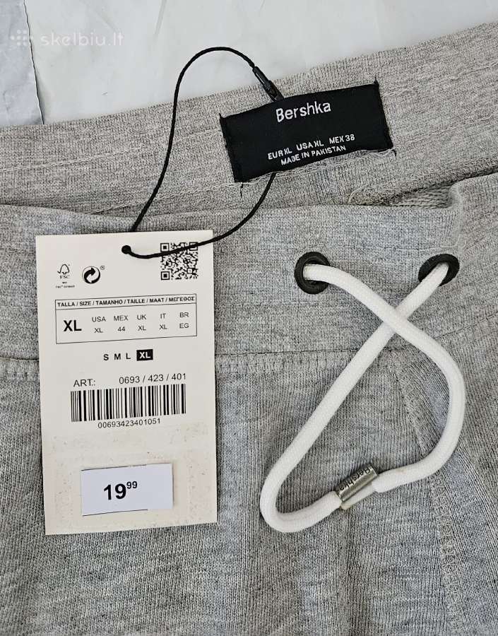 Šortai medvilniniai Bershka Dydis XL - nuotraukos Nr. 3