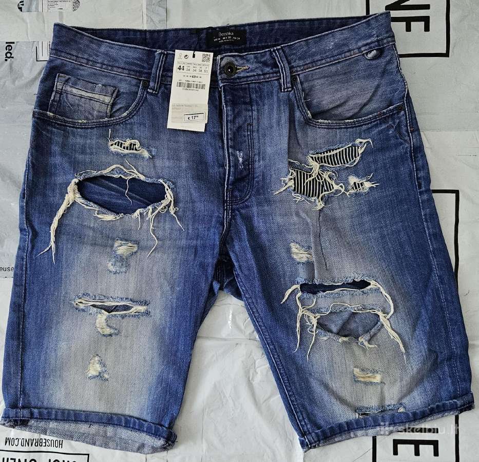 Šortai Džinsiniai Bershka Dydis 44