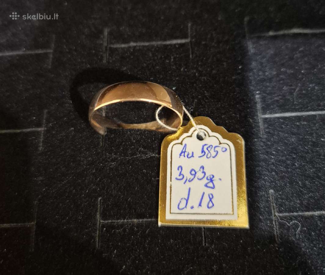 Auksiniai žiedai nuo 67 Eur - nuotraukos Nr. 20