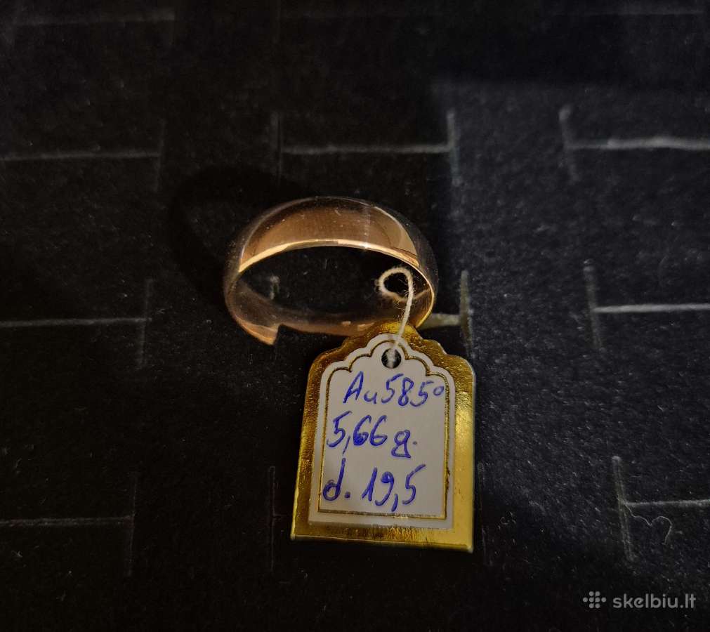 Auksiniai žiedai nuo 67 Eur - nuotraukos Nr. 17