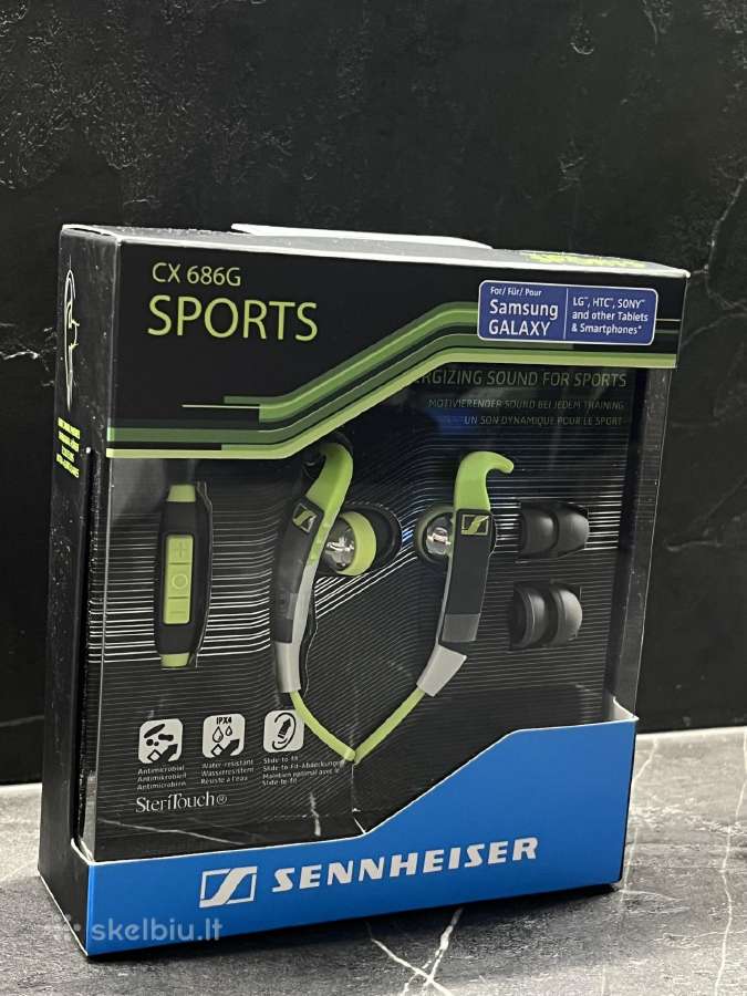 Sennheiser CX 686g Sports ausinės – naujos