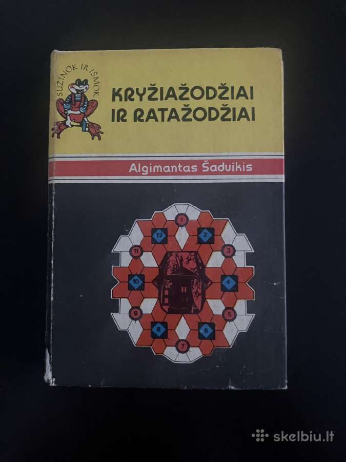 Knyga Kryžiažodžiai ir Ratažodžiai