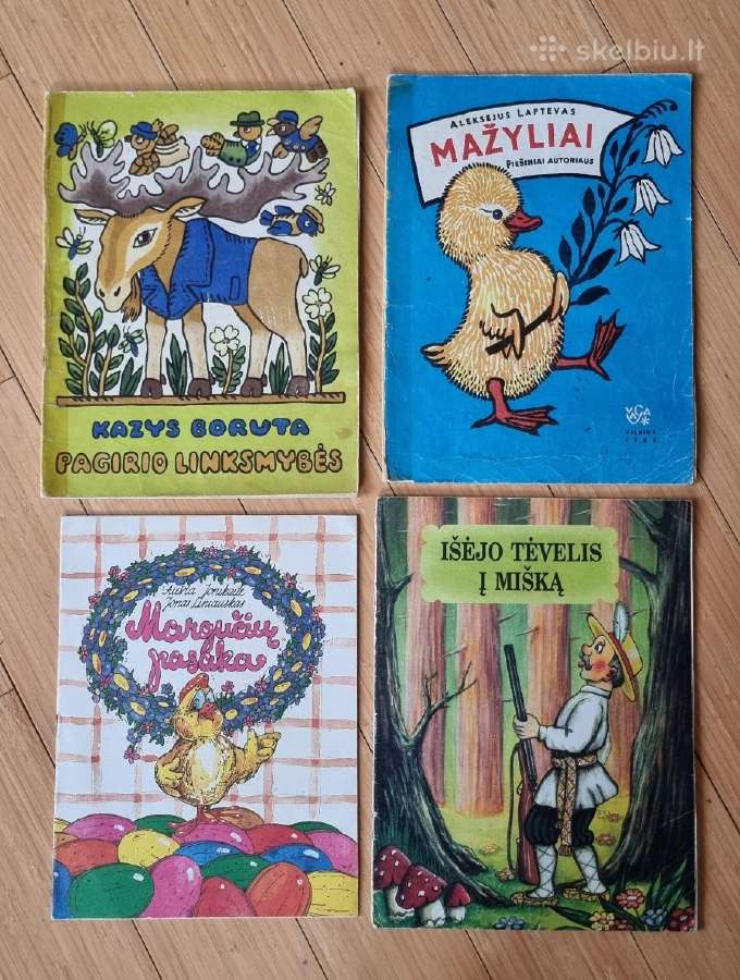 Keturios eilėraščių knygos vaikams - rinkinys