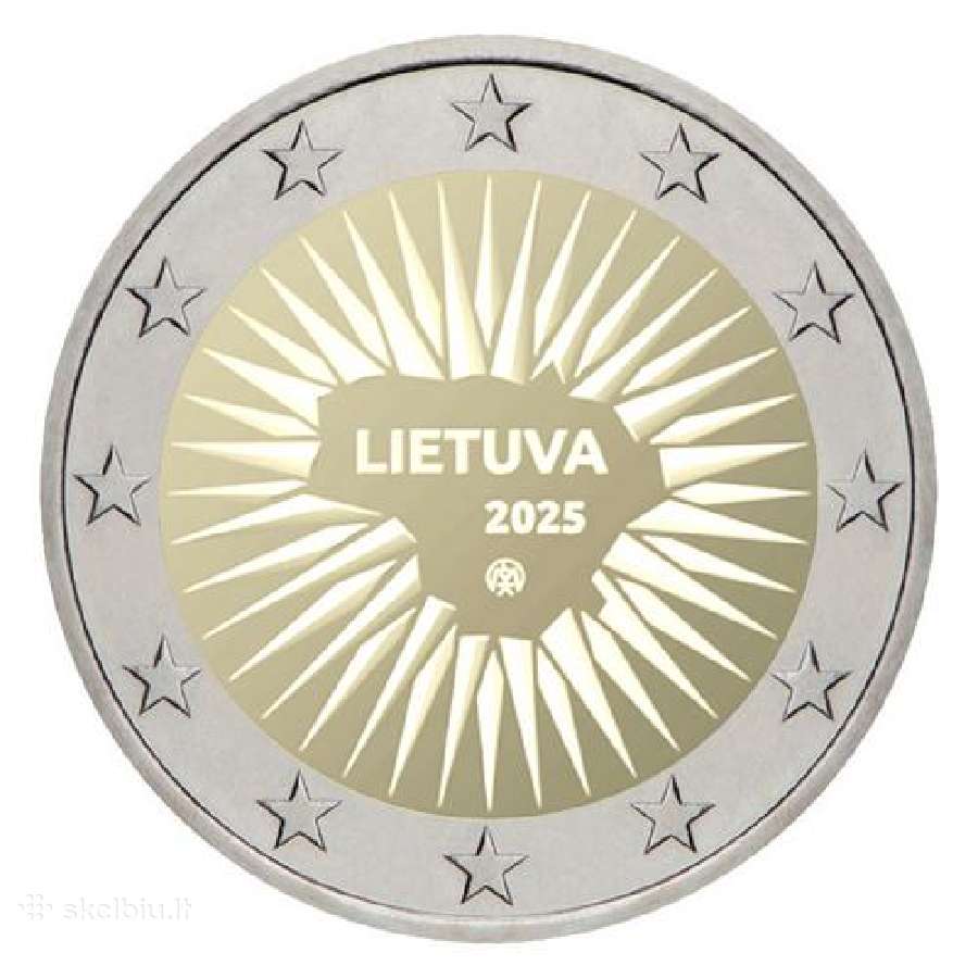 2 eurų Lietuvos Unc proginės monetos - nuotraukos Nr. 9