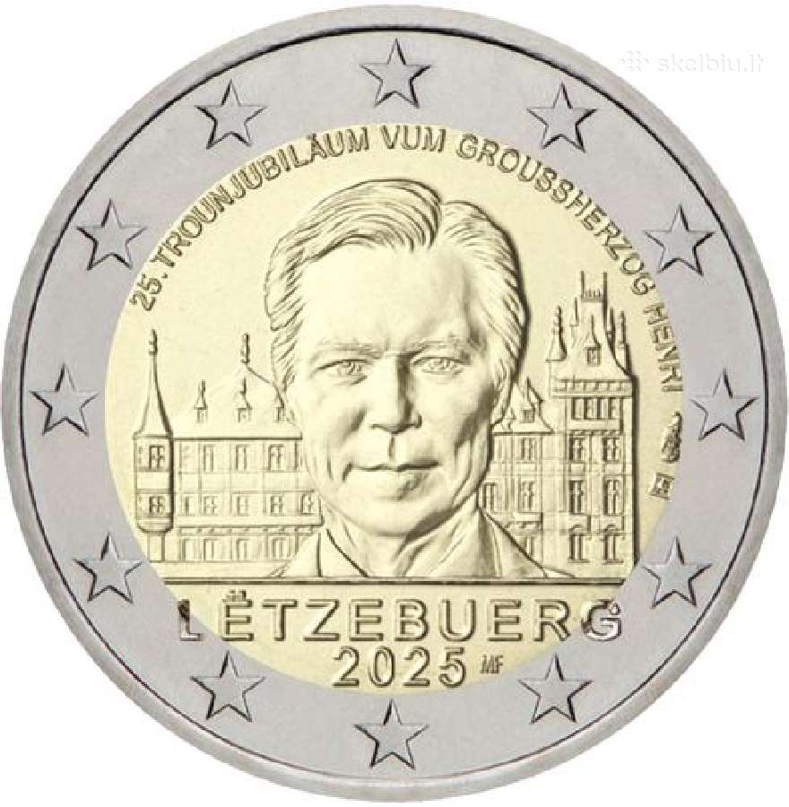 2 eurų Liuksemburgo Unc proginės monetos - nuotraukos Nr. 14