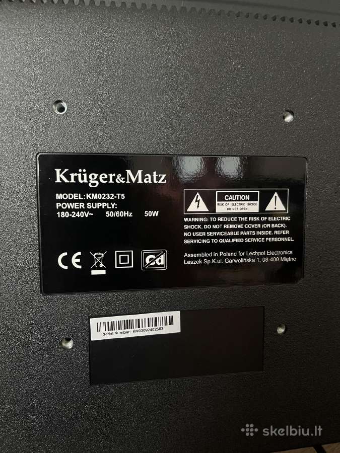 Kruger & Matz Km0232-t5 televizorius - nuotraukos Nr. 3