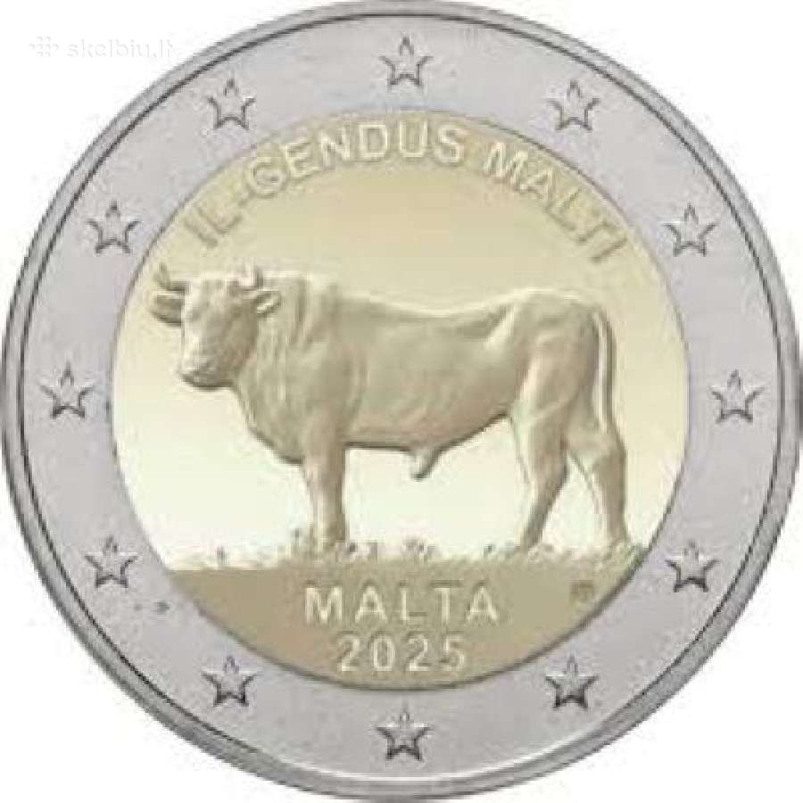2 eurų Maltos Unc proginės monetos - nuotraukos Nr. 11
