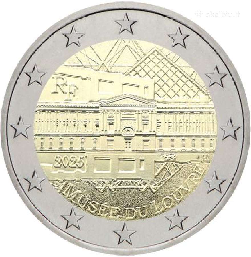 2 eurų Prancūzijos Unc proginės monetos - nuotraukos Nr. 12
