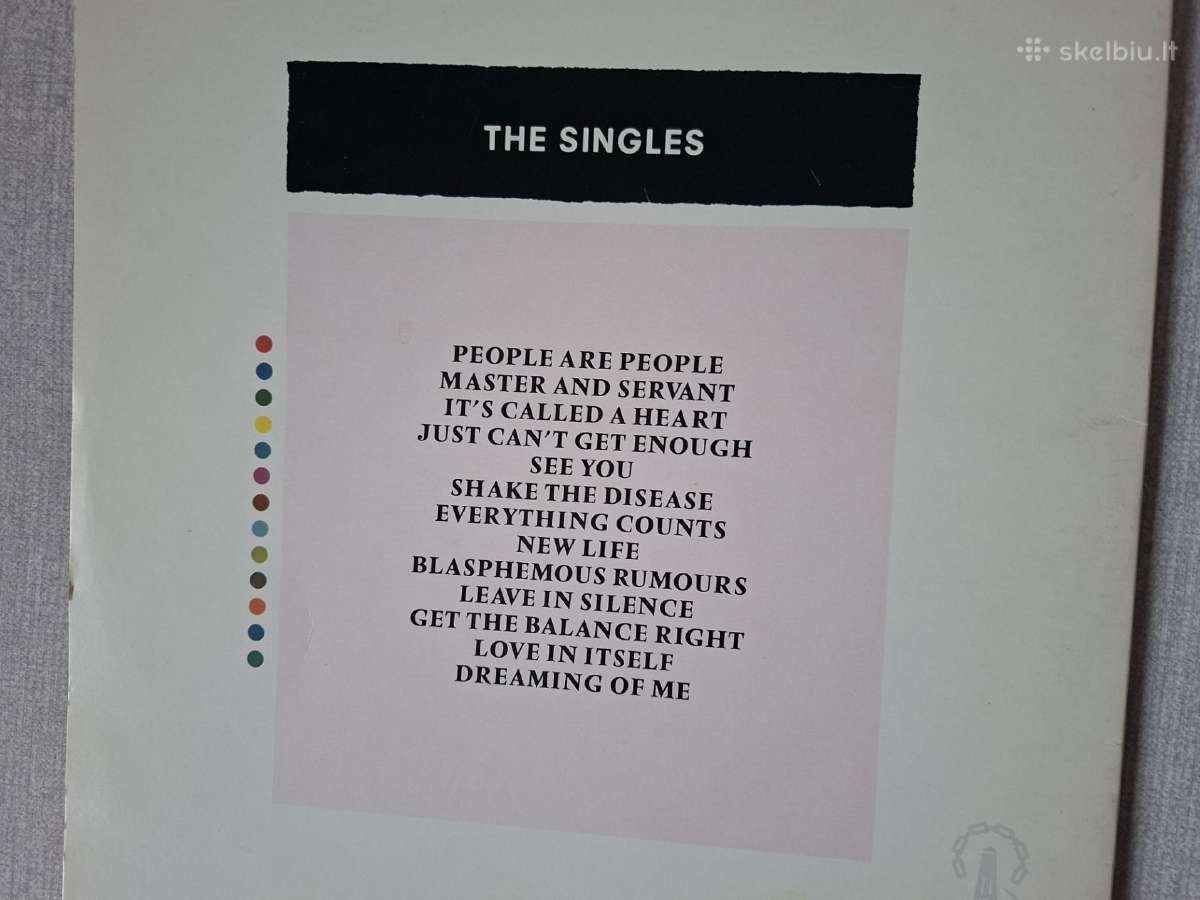 Depeche Mode 1985 „The Singles 81 – 85“ - nuotraukos Nr. 3