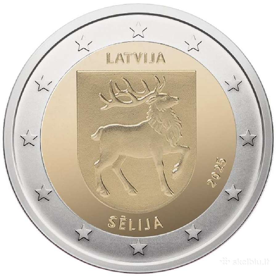 Latvija 2 eurai, 2025 Sėla Uc113