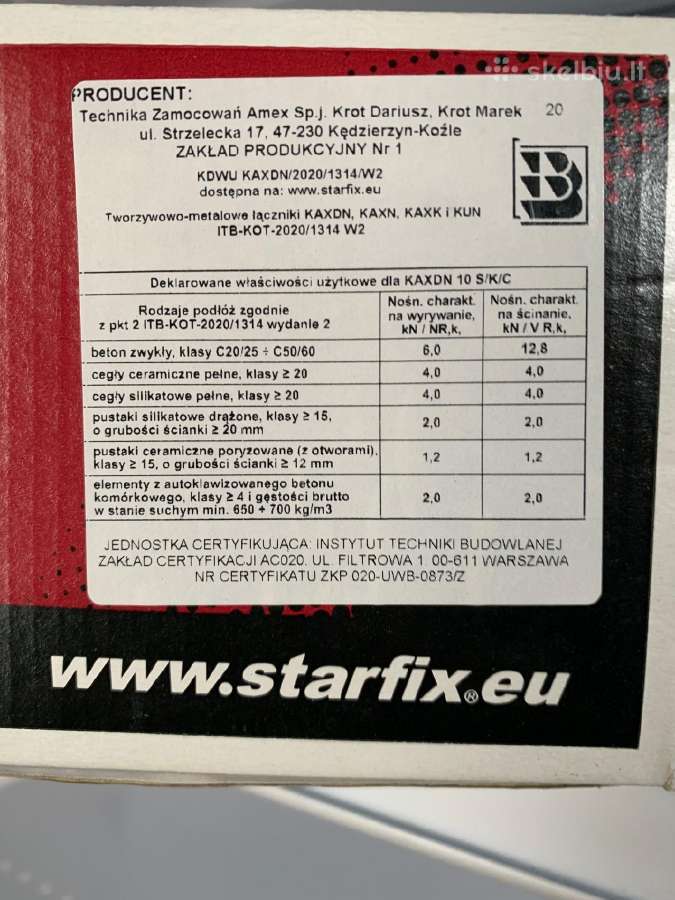 Ankeriai starfix - nuotraukos Nr. 3