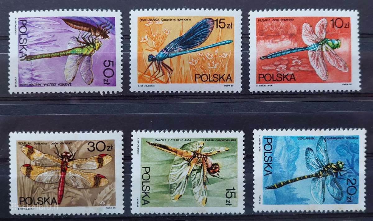 Lenkija 1988 Laumžirgiai, švarus, Michel 3134-3139