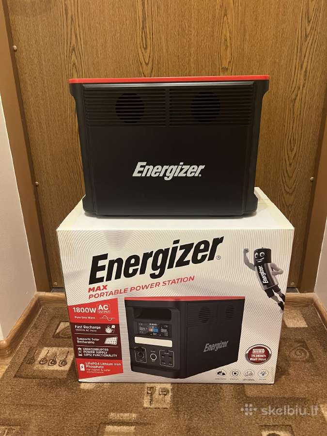 Įkraunamas generatorius baterija Energizer 1536 Wh