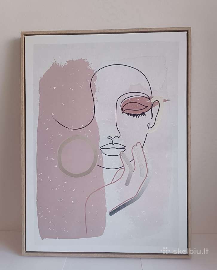 Paveikslas su veidu