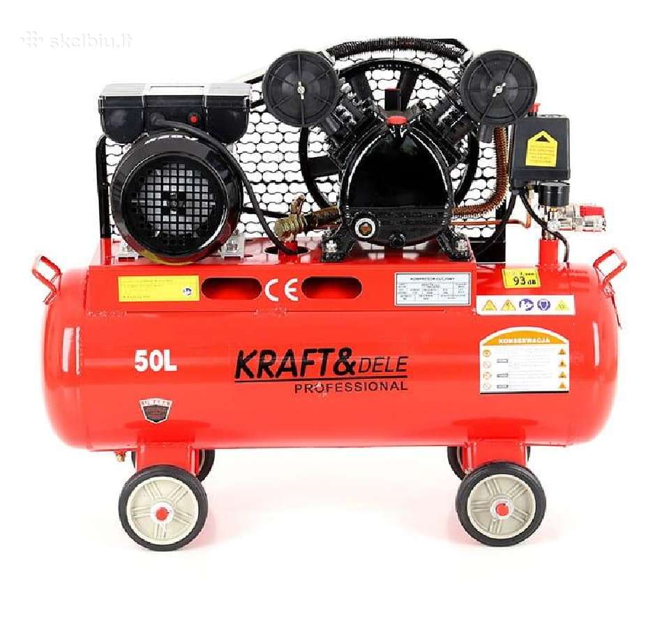 Diržinis Oro kompresorius 50l 100l / 2 stūmokliai