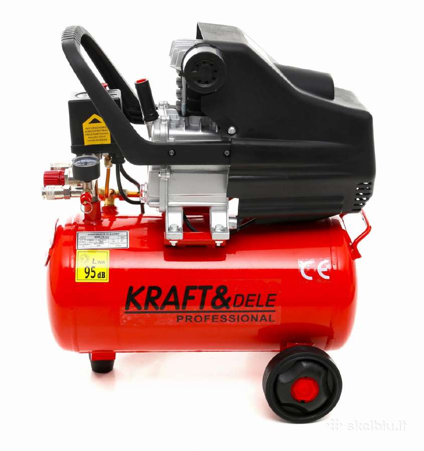 Oro kompresorius Krafdele 2,8kw 24l 50l