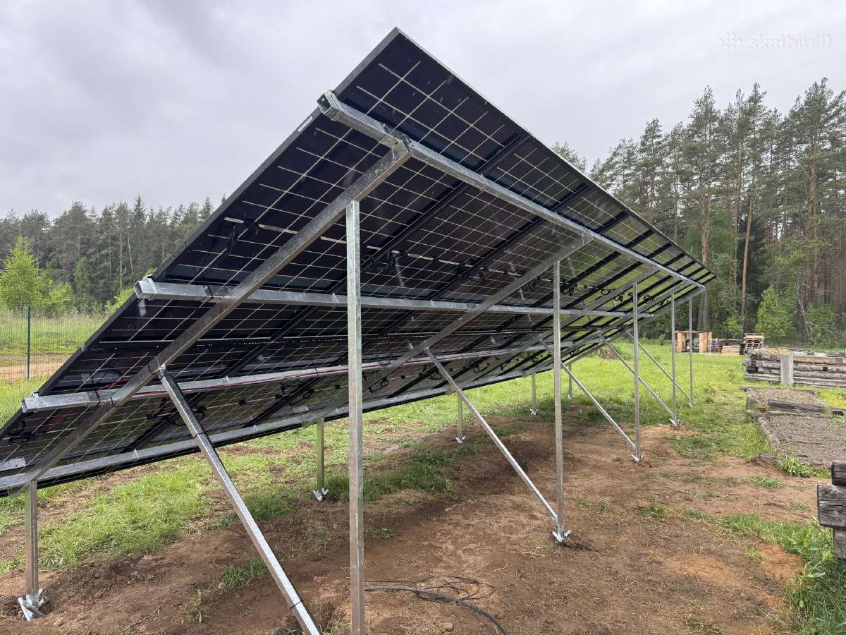 Saulės elektrinių montavimas visoje Lietuvoje - nuotraukos Nr. 10