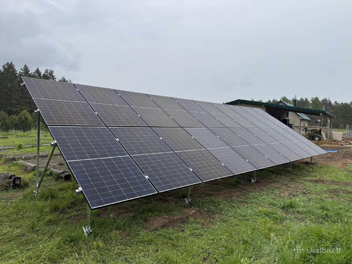 Saulės elektrinių montavimas visoje Lietuvoje - nuotraukos Nr. 11