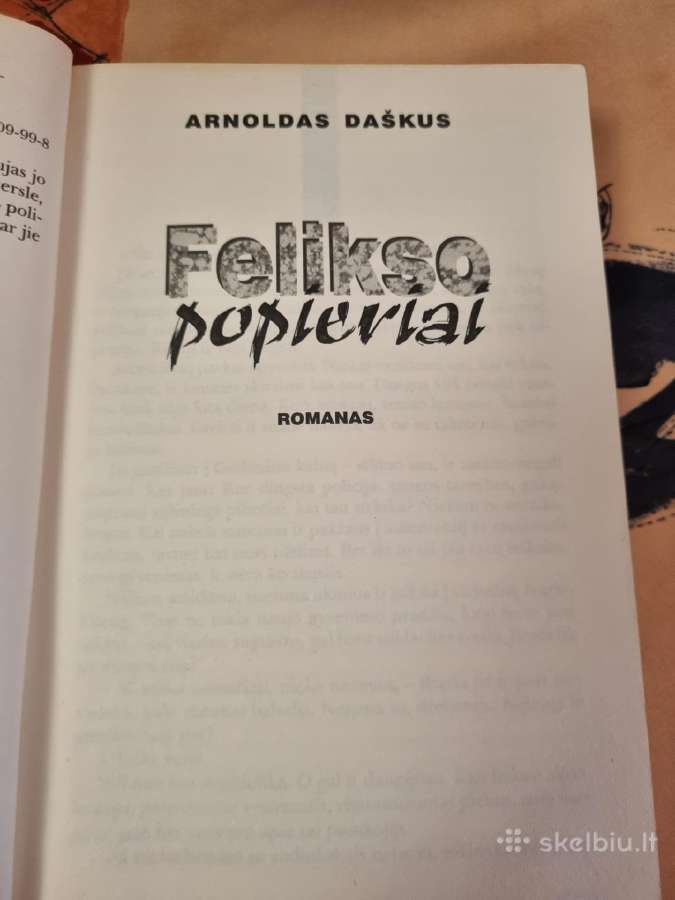 Felikso popieriai - nuotraukos Nr. 2