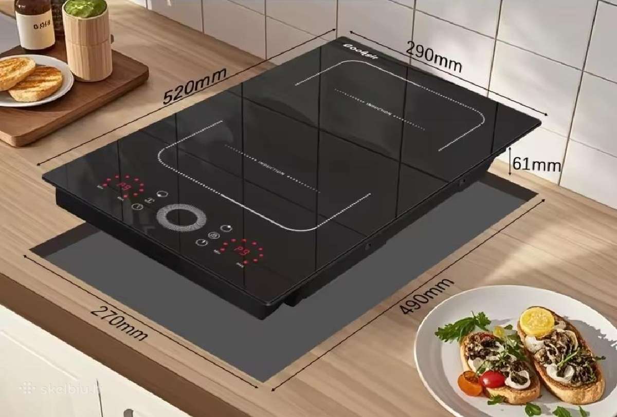 2k. Indukcinė kaitlentė Cooksir su ,Flexi Zone" - nuotraukos Nr. 6