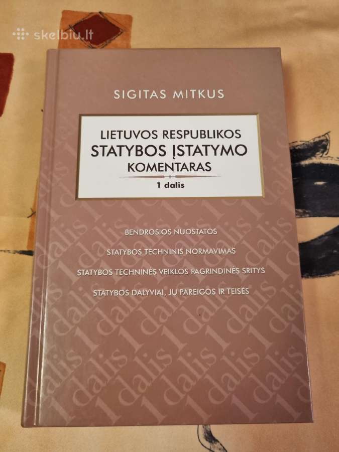 Lietuvos respublikos statybos įstatymo komentaras