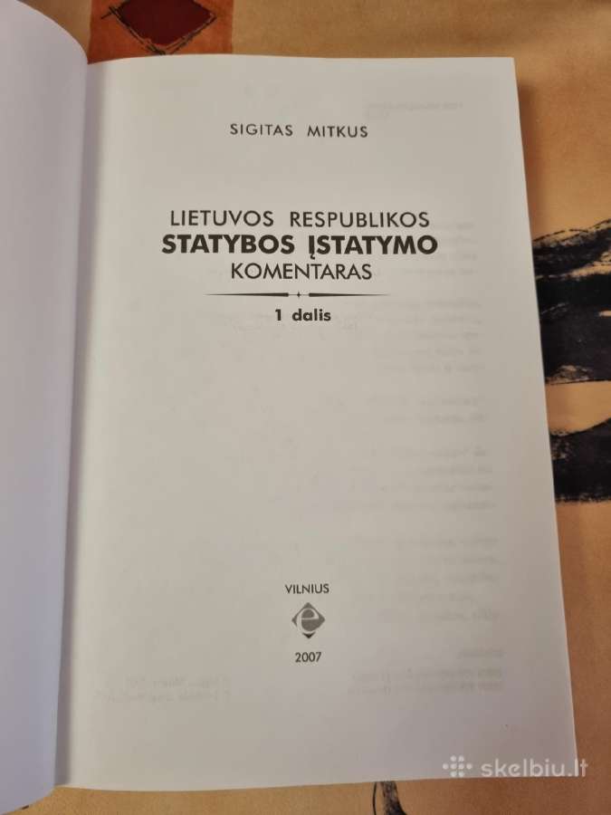 Lietuvos respublikos statybos įstatymo komentaras - nuotraukos Nr. 2