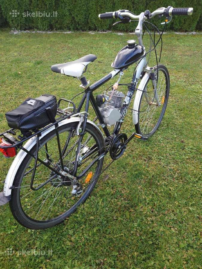 Dviratis su motoras 80cc 2t - nuotraukos Nr. 3
