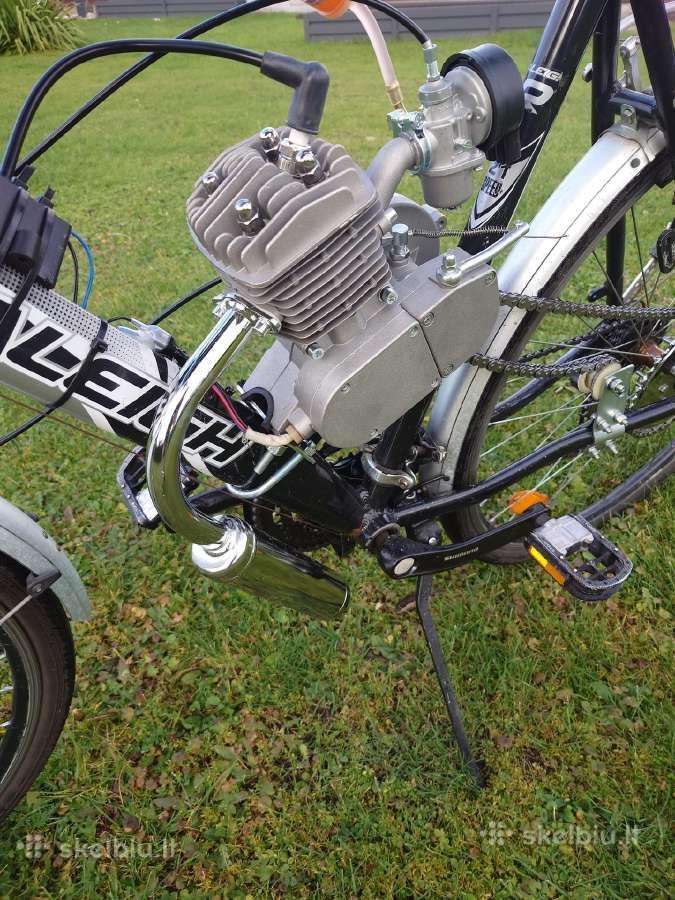 Dviratis su motoras 80cc 2t - nuotraukos Nr. 10