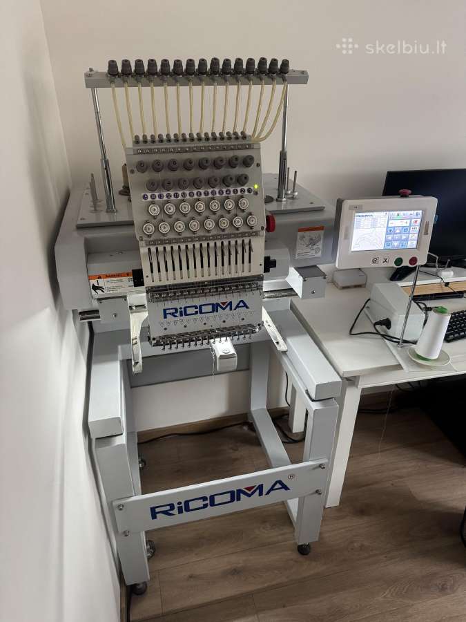 Parduodama Ricoma Mt-1501 siuvinėjimo mašina