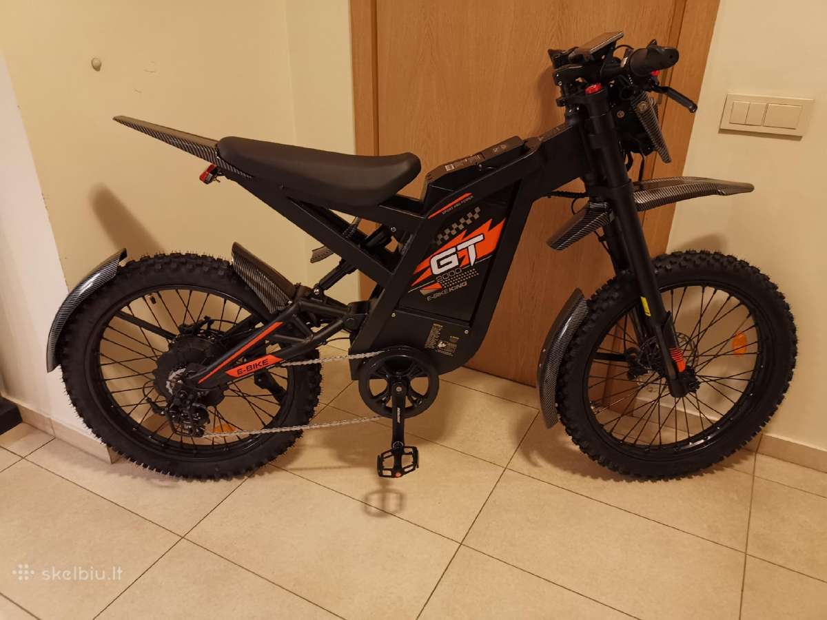 Naujas Elektrinis dviratis krosinukas Gt2000 - Skelbiu.lt