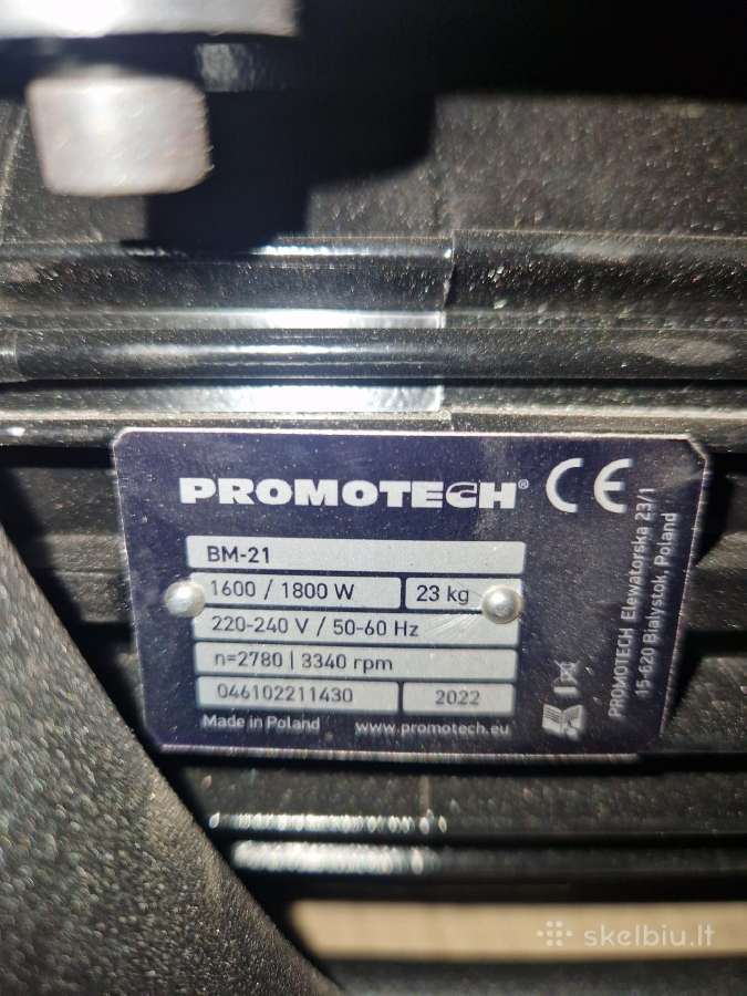 Briaunų frezavimo mašina Promotech Bm-21 - nuotraukos Nr. 2