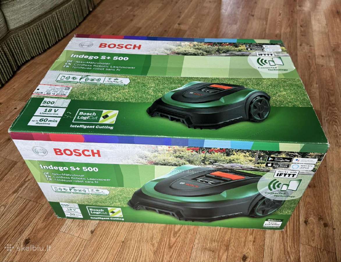 Vejos pjovimo robotas Bosch Indego S+ 500