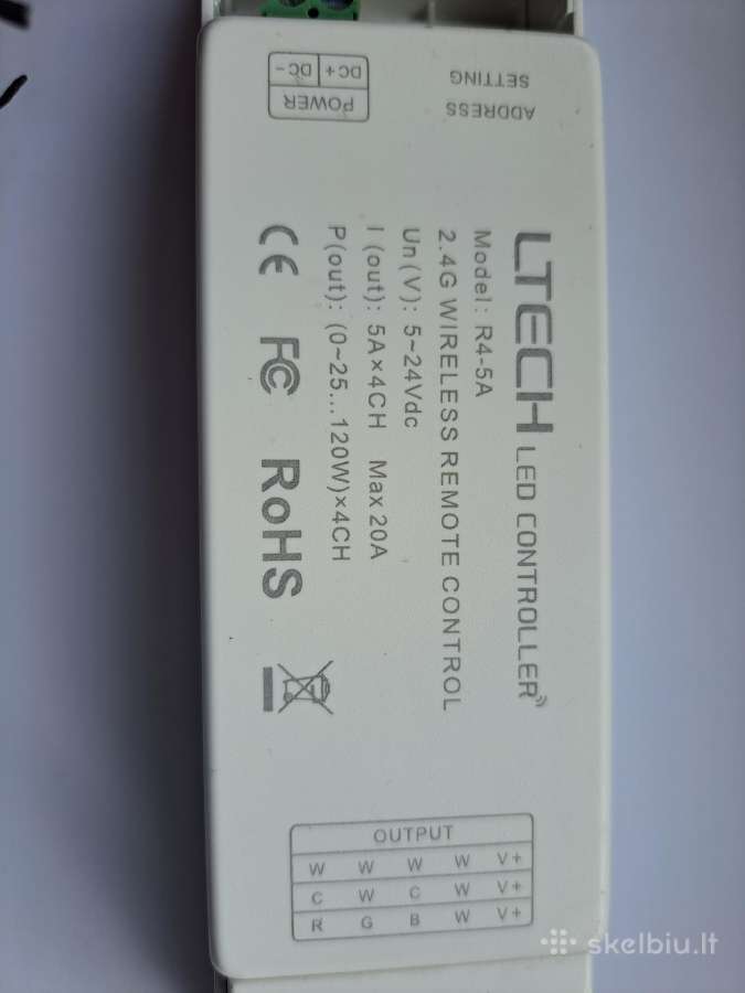 LED valdiklis Ltech R4 -5a