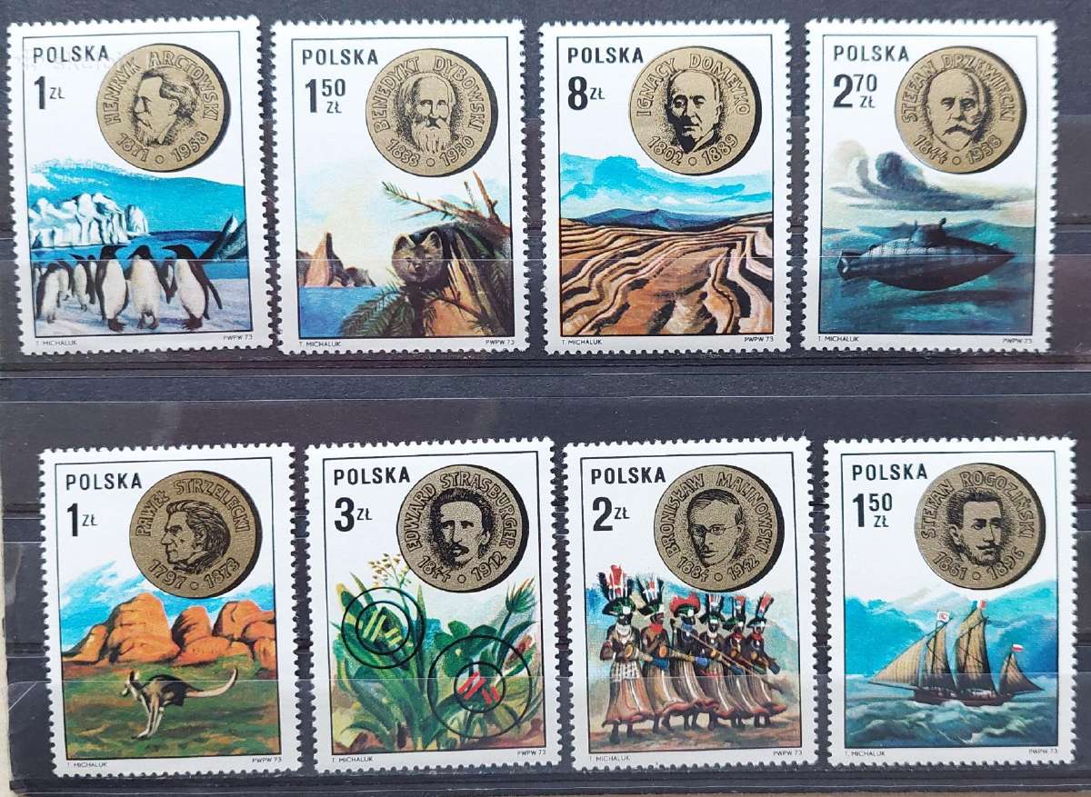 Lenkija 1973 gamta, švarus, Michel 2281-2288