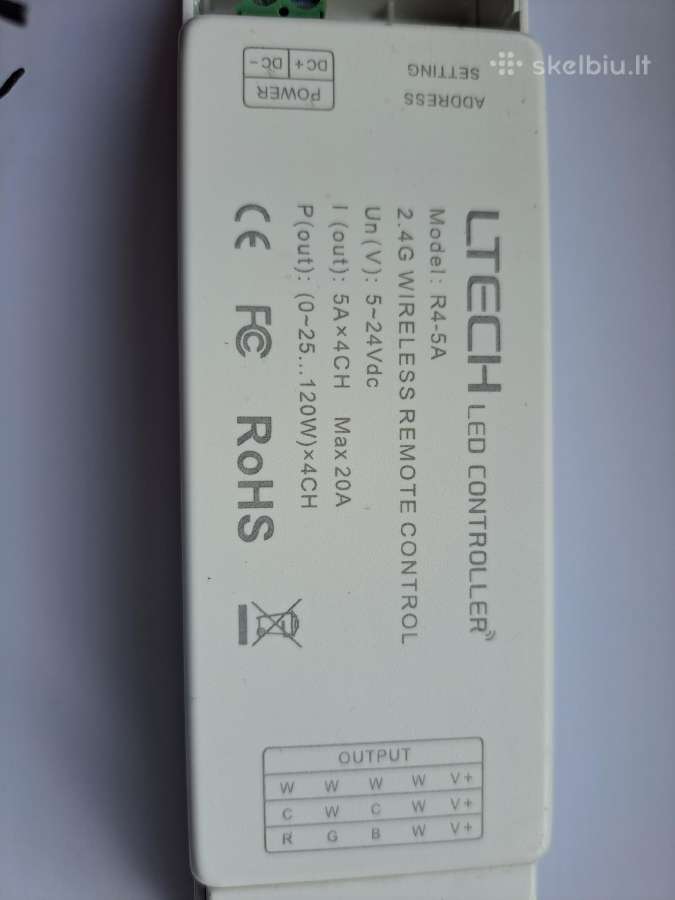 LED valdiklis Ltech R4 -5a