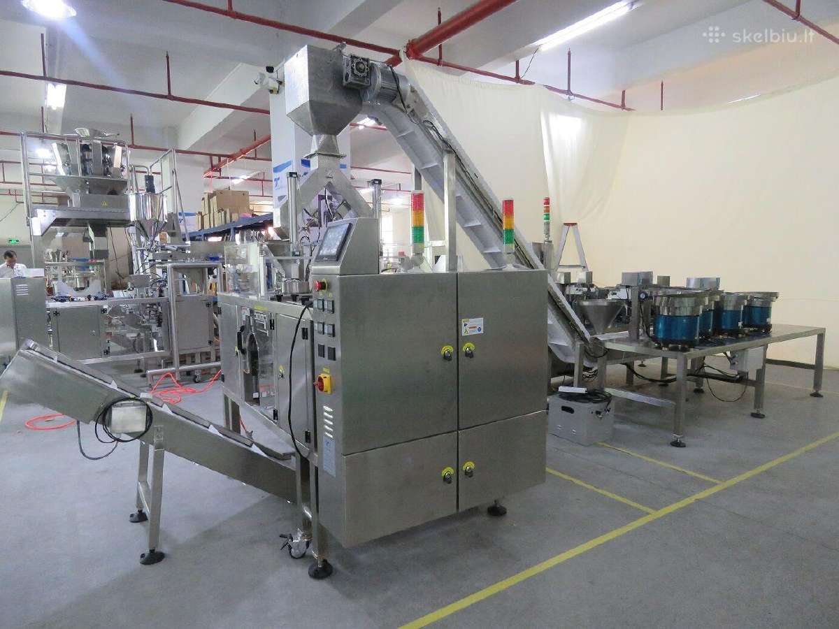Fasavimo į Doypack maišelius įrengimas