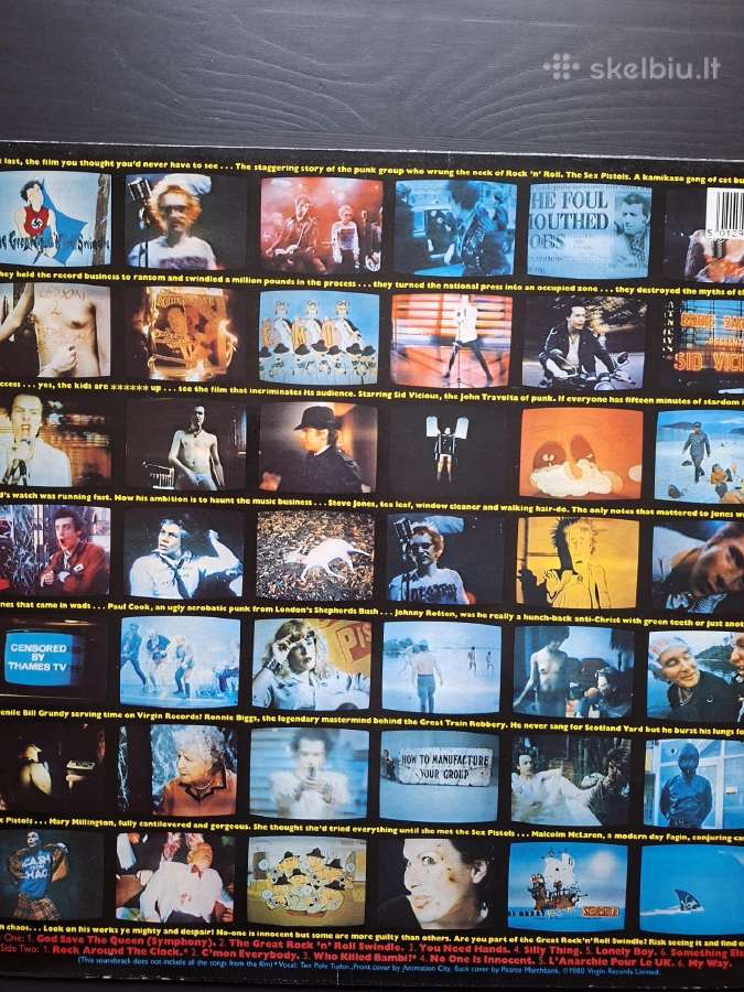 Sex Pistols 1985 “The Great Rocknroll Swindle - nuotraukos Nr. 2