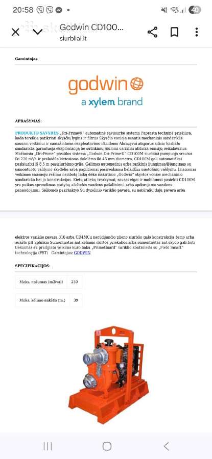 Vakuuminis siurblys godwin - nuotraukos Nr. 8