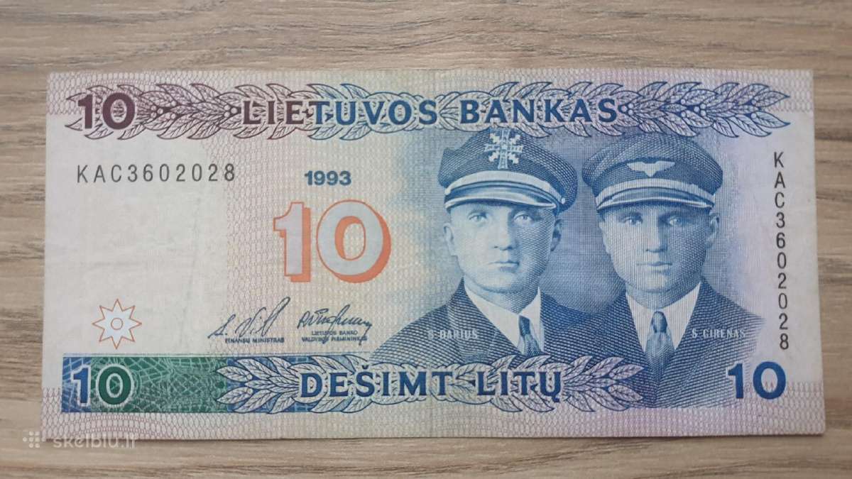 1993 metų 10 litų