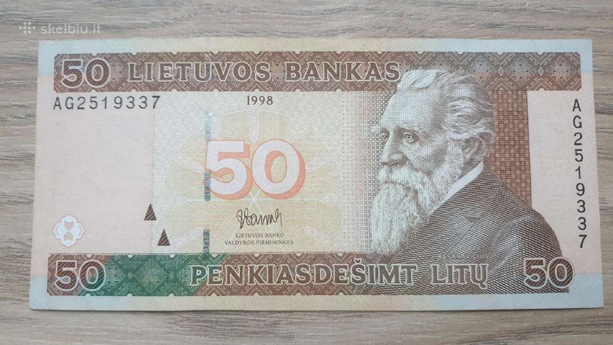 1998 metų 50 litų