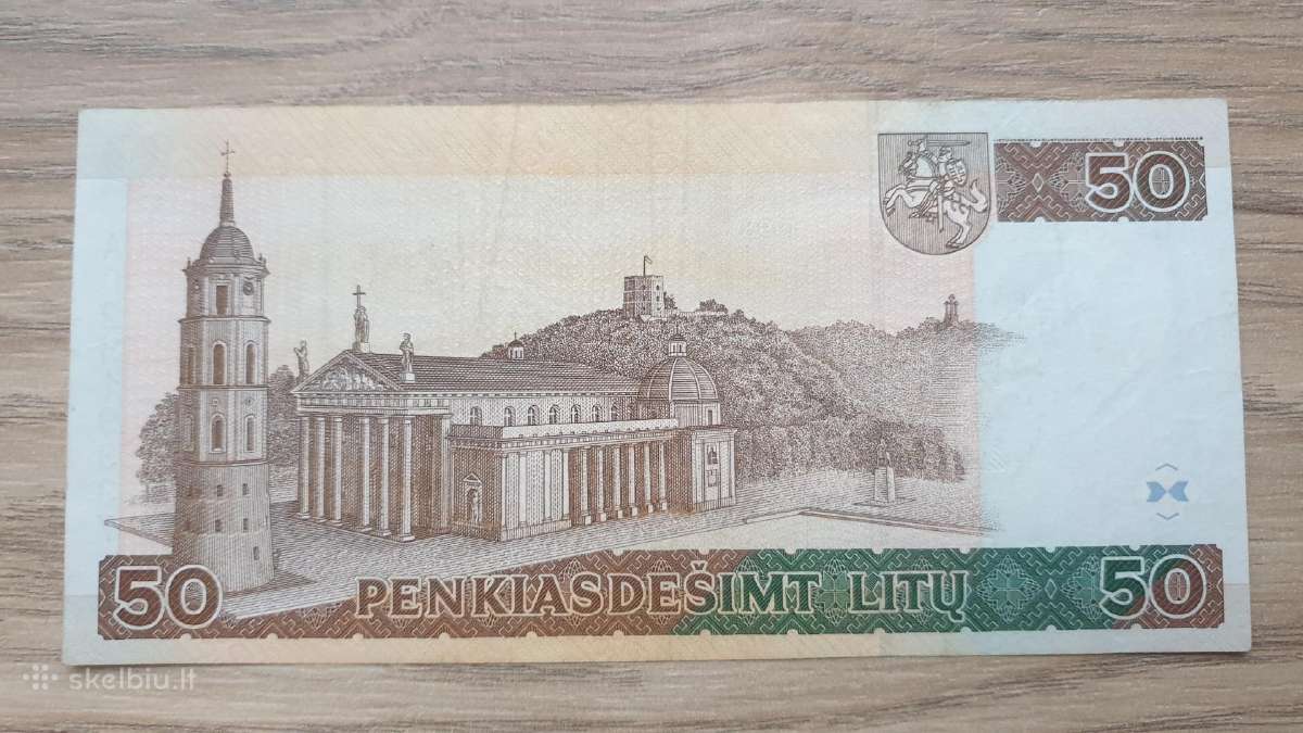 1998 metų 50 litų - nuotraukos Nr. 2