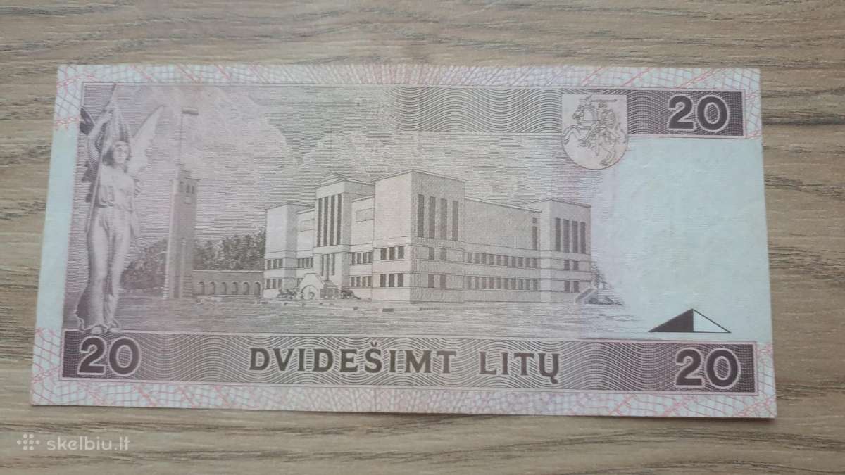 1993 metų 20 litų - nuotraukos Nr. 2