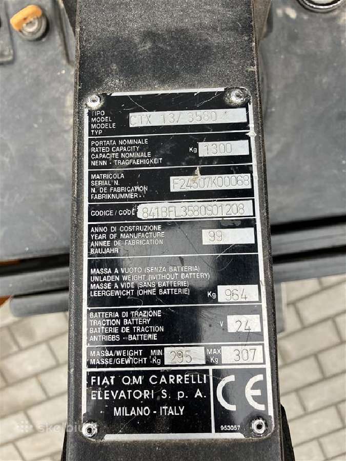 Savaeigis elektrinis palečių keltuvas - nuotraukos Nr. 8