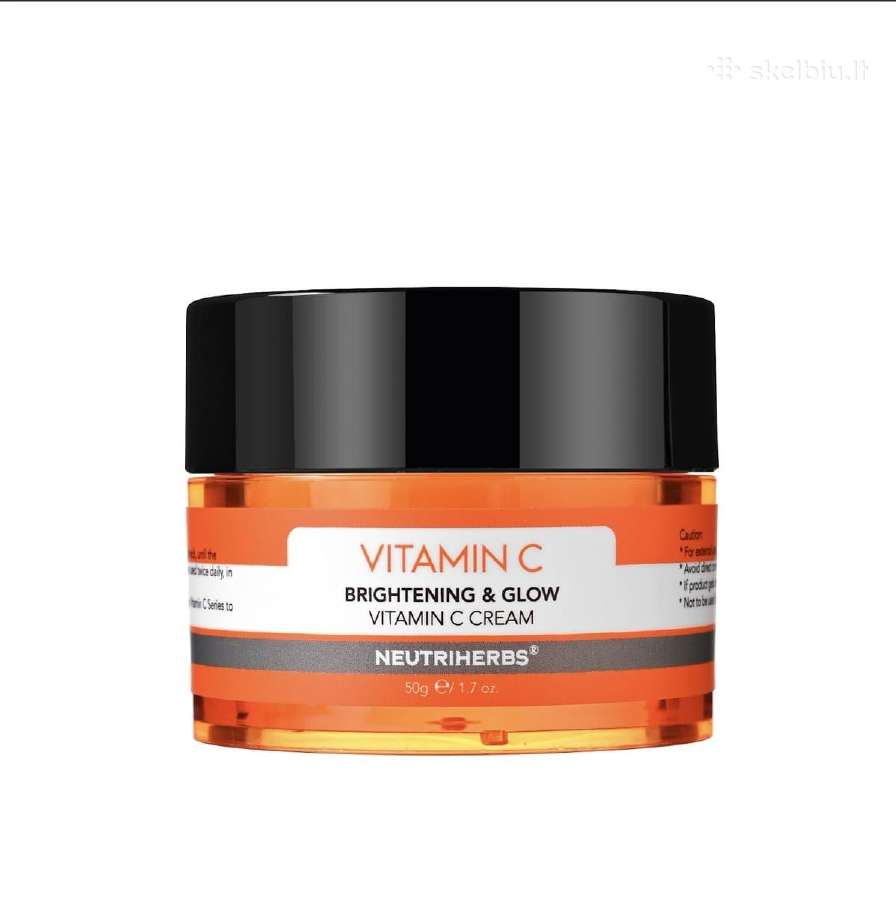 Kremas su Vitaminu C – Antioksidacinei Apsaugai