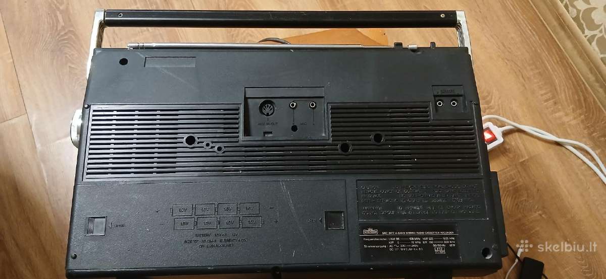 Magnetola Intercord srs 2417 retro - nuotraukos Nr. 6
