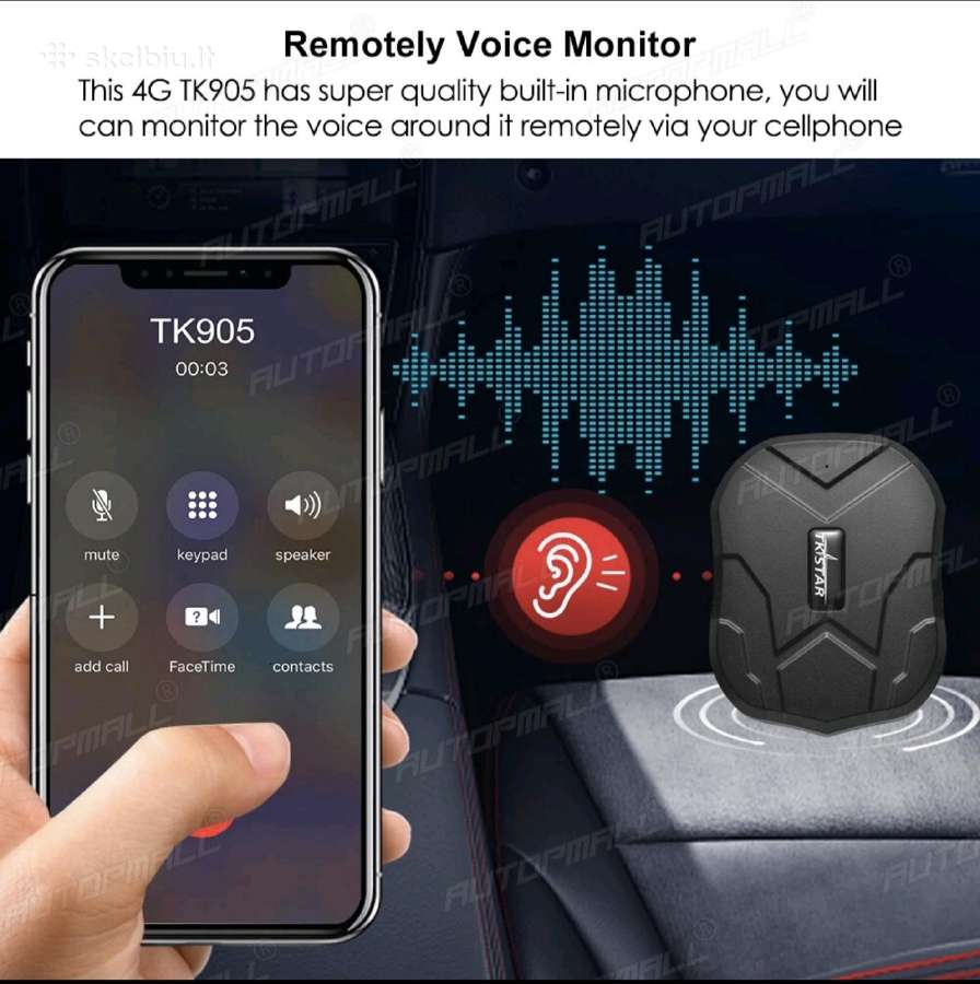 Tkstar Tk905b 4G su magnetu 120 parų - nuotraukos Nr. 5